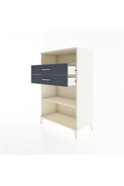 Hyperion Dolap 2 Raflı 2 Çekmeceli 88x44x134 - S51M069V2B