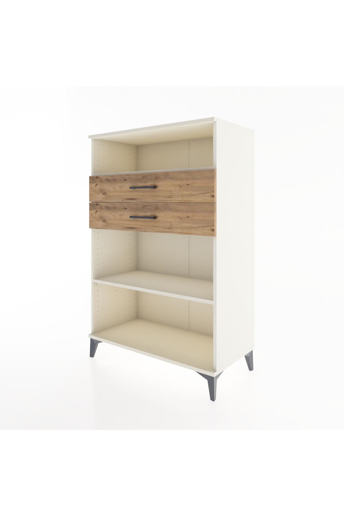 Hyperion Dolap 2 Raflı 2 Çekmeceli 88x44x134 - S51M069V3B