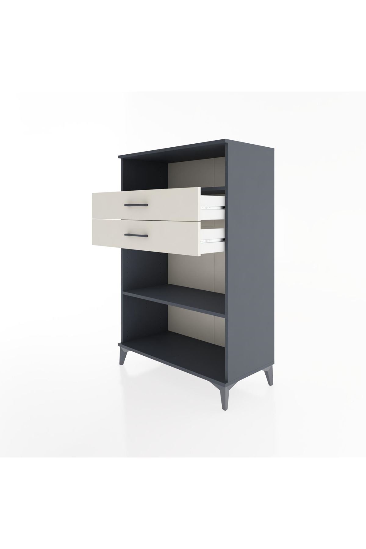 Hyperion Dolap 2 Raflı 2 Çekmeceli 88x44x134 - S51M069V4B