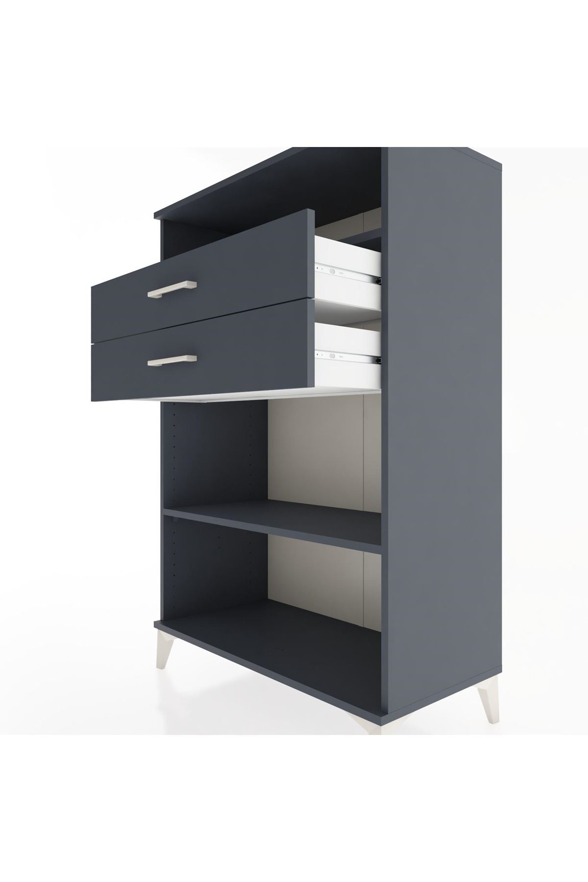 Hyperion Dolap 2 Raflı 2 Çekmeceli 88x44x134 - S51M069V5B