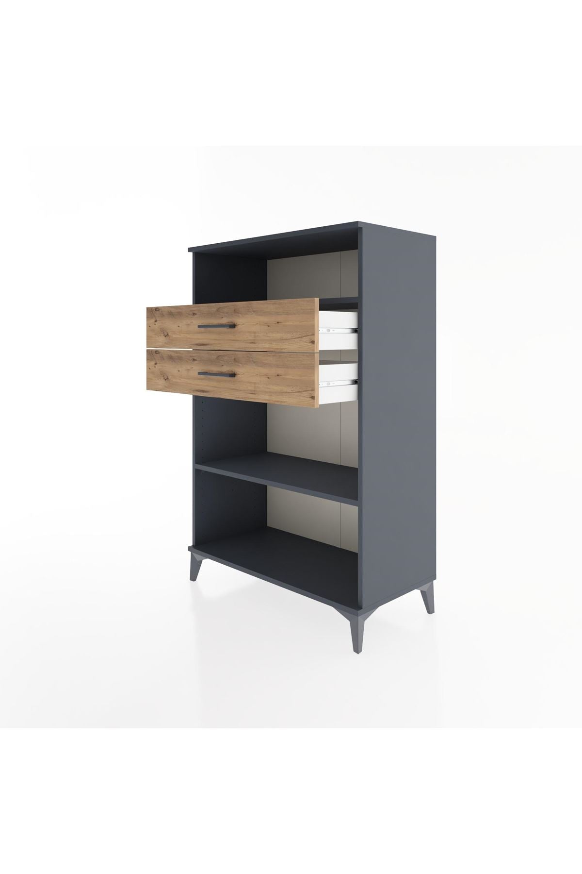 Hyperion Dolap 2 Raflı 2 Çekmeceli 88x44x134 - S51M069V6B