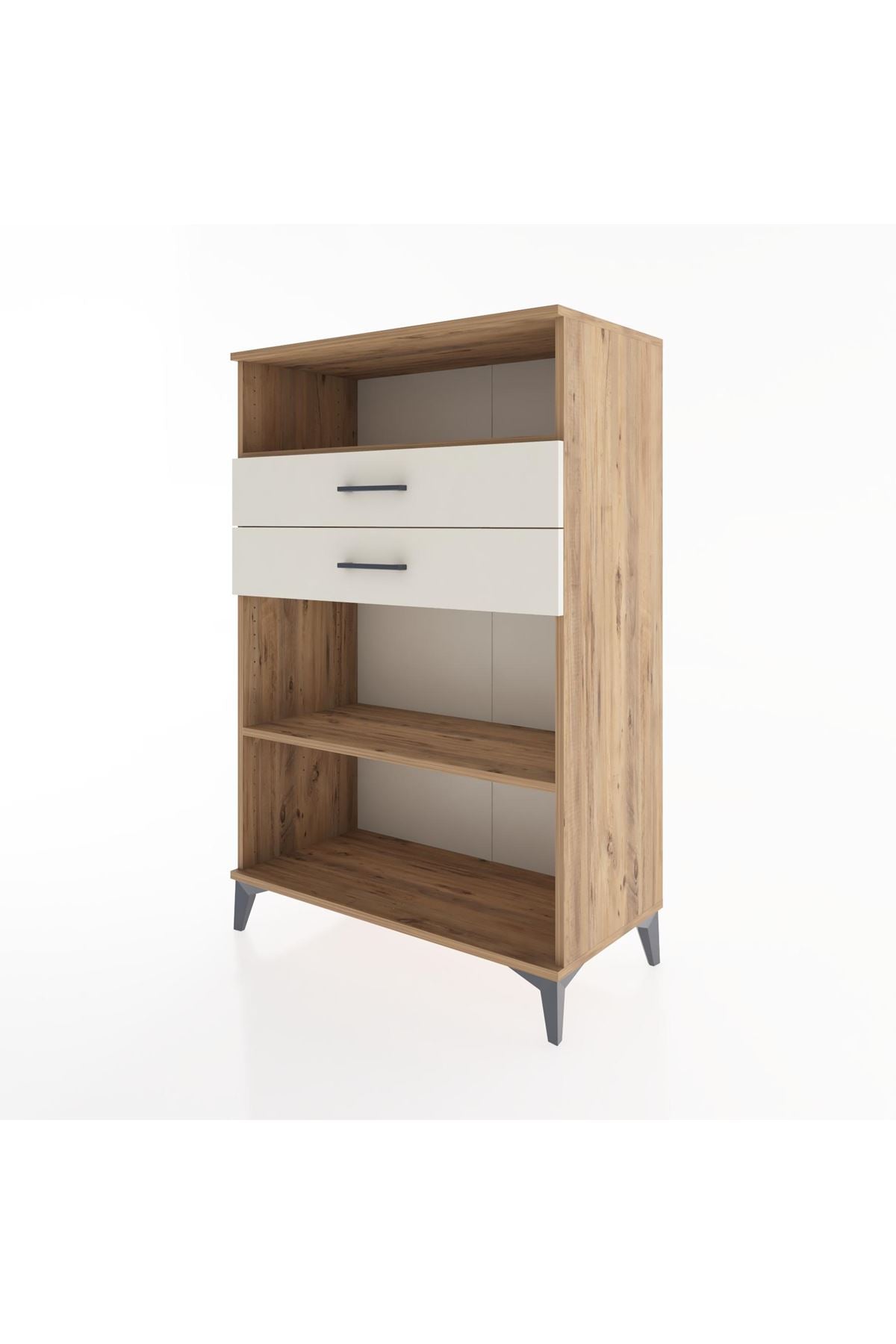 Hyperion Dolap 2 Raflı 2 Çekmeceli 88x44x134 - S51M069V7B