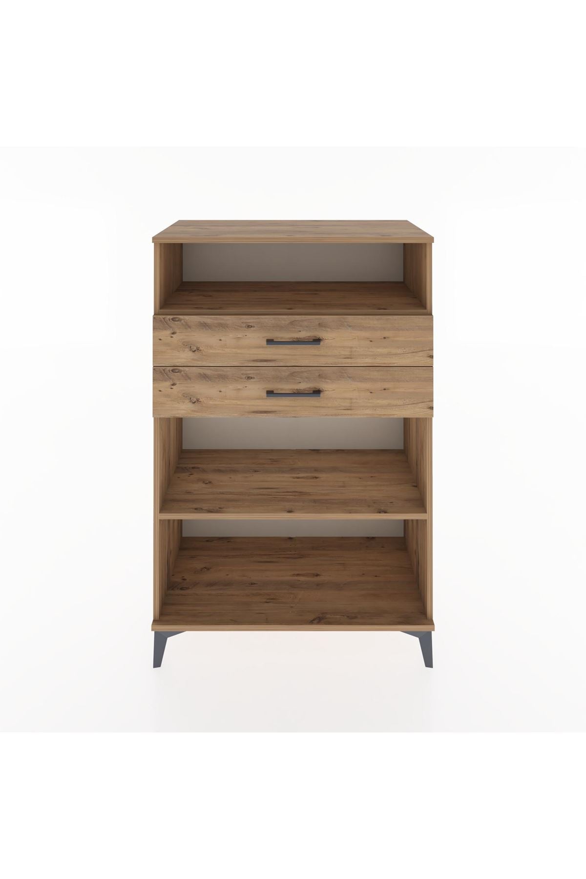 Hyperion Dolap 2 Raflı 2 Çekmeceli 88x44x134 - S51M069V9B