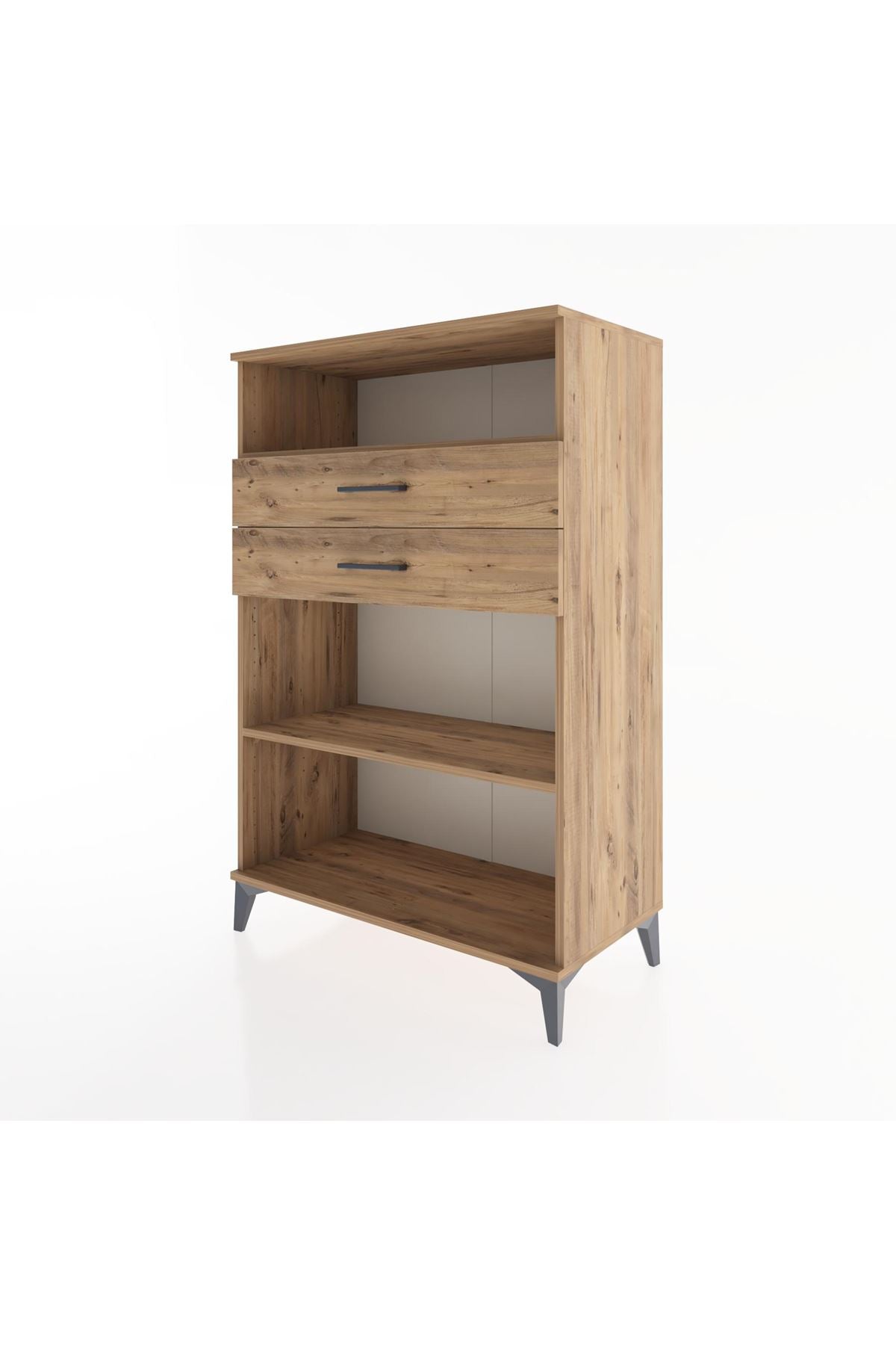 Hyperion Dolap 2 Raflı 2 Çekmeceli 88x44x134 - S51M069V9B
