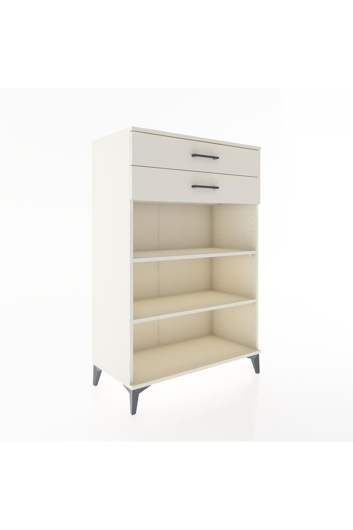 Hyperion Dolap 2 Raflı 2 Çekmeceli 88x44x134 - S51M070V1B