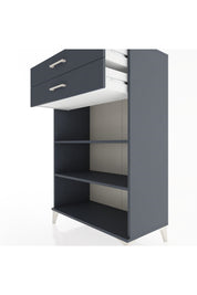 Hyperion Dolap 2 Raflı 2 Çekmeceli 88x44x134 - S51M070V5B