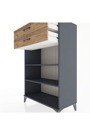 Hyperion Dolap 2 Raflı 2 Çekmeceli 88x44x134 - S51M070V6B