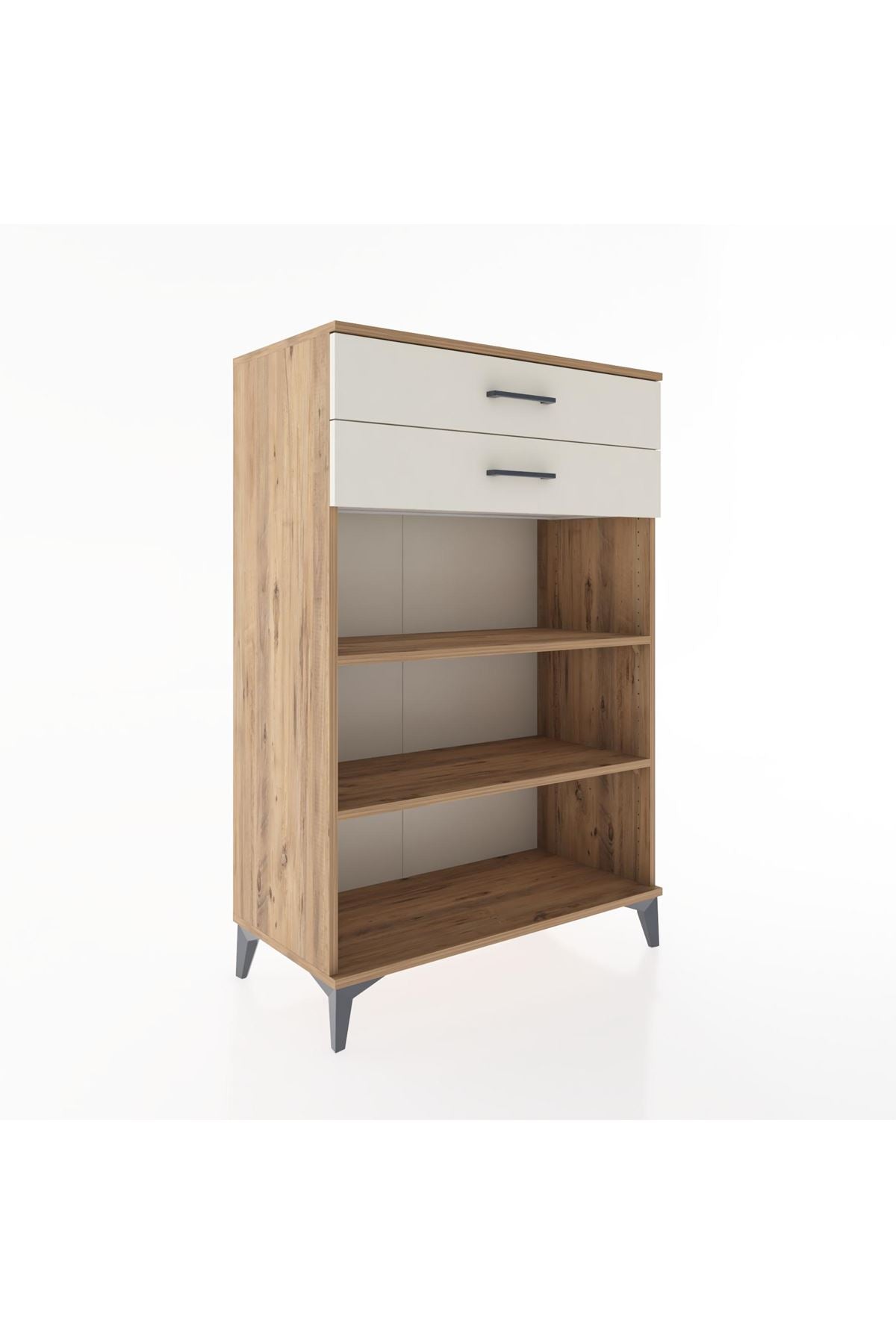 Hyperion Dolap 2 Raflı 2 Çekmeceli 88x44x134 - S51M070V7B