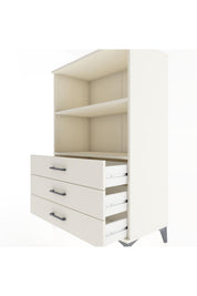 Hyperion Dolap 2 Raflı 3 Çekmeceli 88x44x134 - S51M071V1B