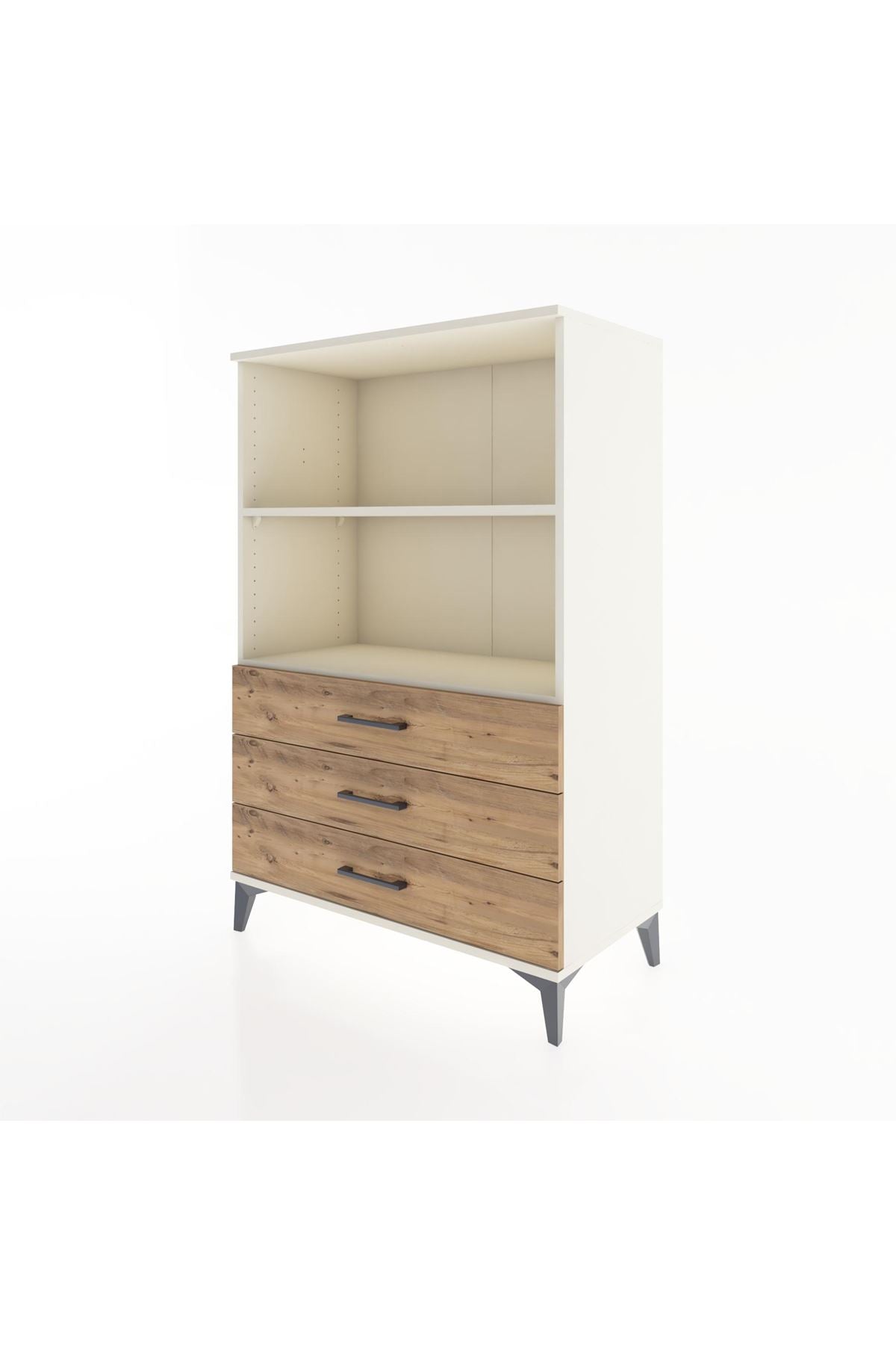 Hyperion Dolap 2 Raflı 3 Çekmeceli 88x44x134 - S51M071V3B