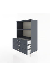 Hyperion Dolap 2 Raflı 3 Çekmeceli 88x44x134 - S51M071V5B