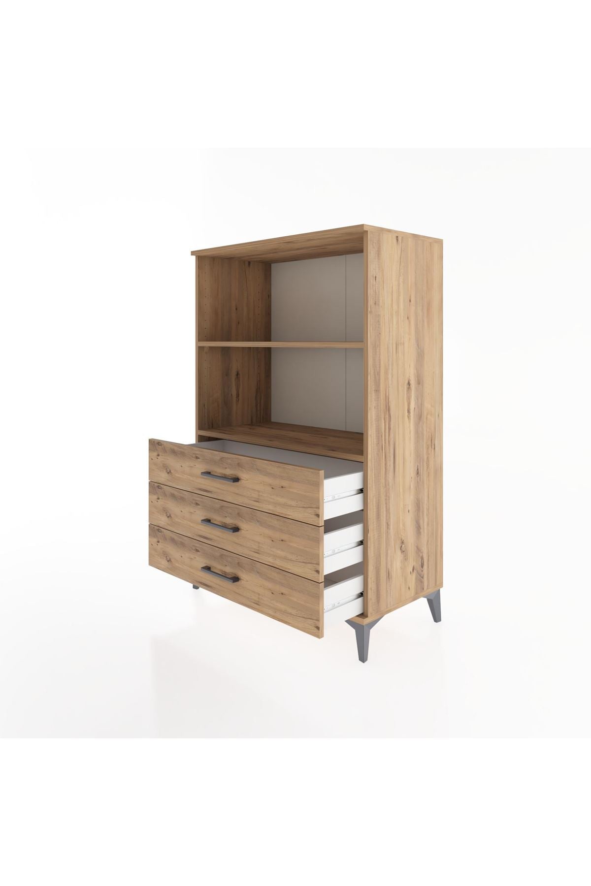 Hyperion Dolap 2 Raflı 3 Çekmeceli 88x44x134 - S51M071V9B