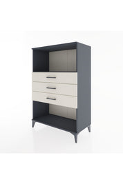 Hyperion Dolap Tek Raflı 3 Çekmeceli 88x44x134 - S51M072V4B