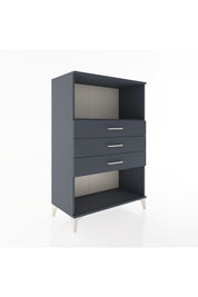 Hyperion Dolap Tek Raflı 3 Çekmeceli 88x44x134 - S51M072V5B