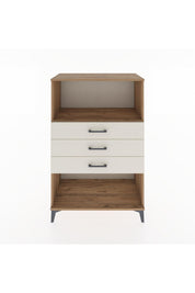 Hyperion Dolap Tek Raflı 3 Çekmeceli 88x44x134 - S51M072V7B