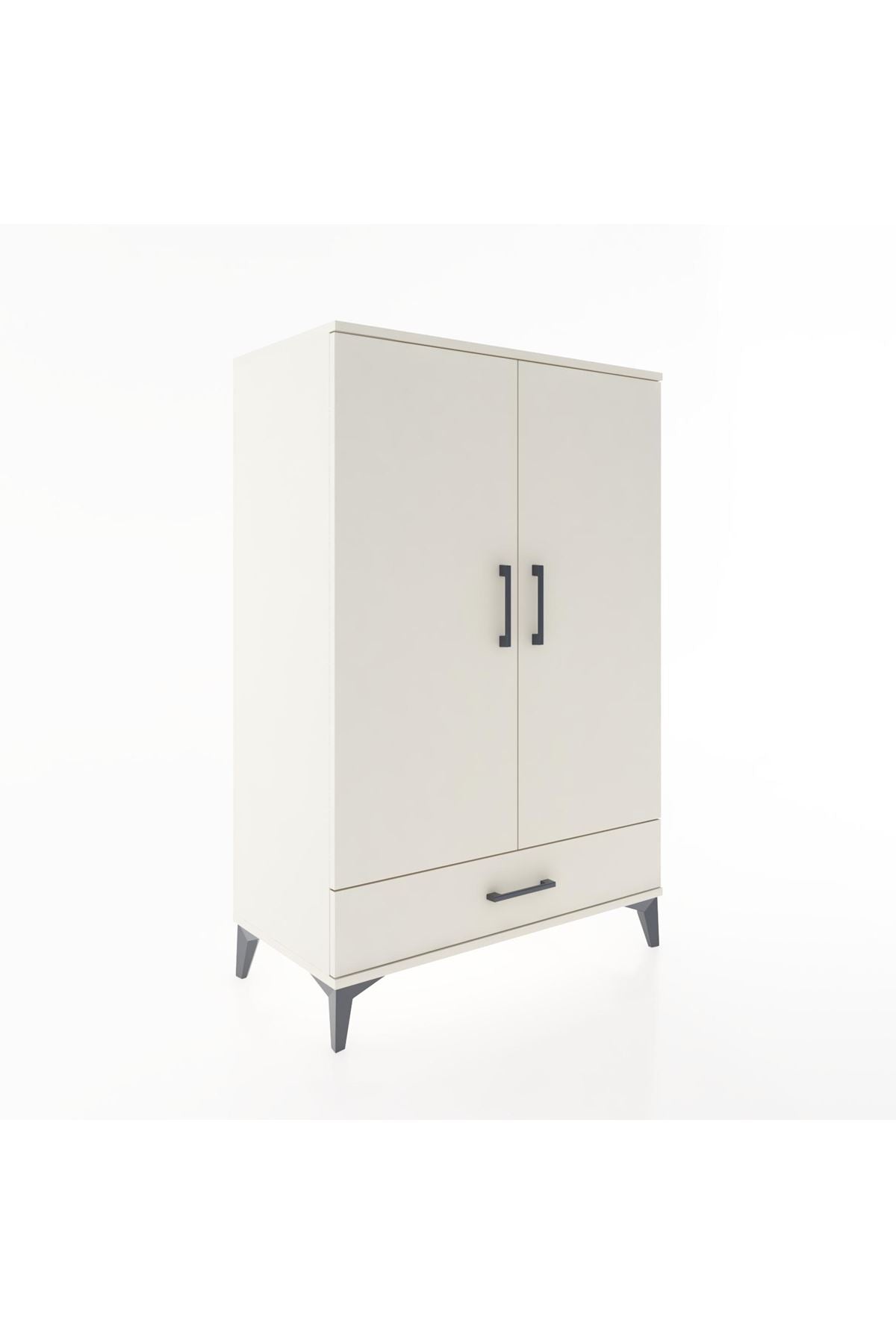 Hyperion Dolap 3 Raflı Tek Çekmeceli 2 Kapaklı 88x44x134 - S51M073V1B