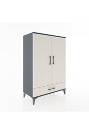Hyperion Dolap 3 Raflı Tek Çekmeceli 2 Kapaklı 88x44x134 - S51M073V4B