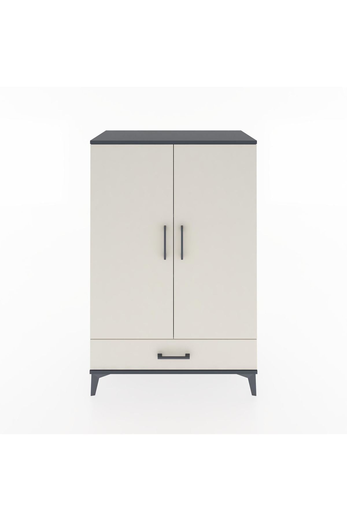Hyperion Dolap 3 Raflı Tek Çekmeceli 2 Kapaklı 88x44x134 - S51M073V4B