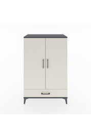 Hyperion Dolap 3 Raflı Tek Çekmeceli 2 Kapaklı 88x44x134 - S51M073V4B
