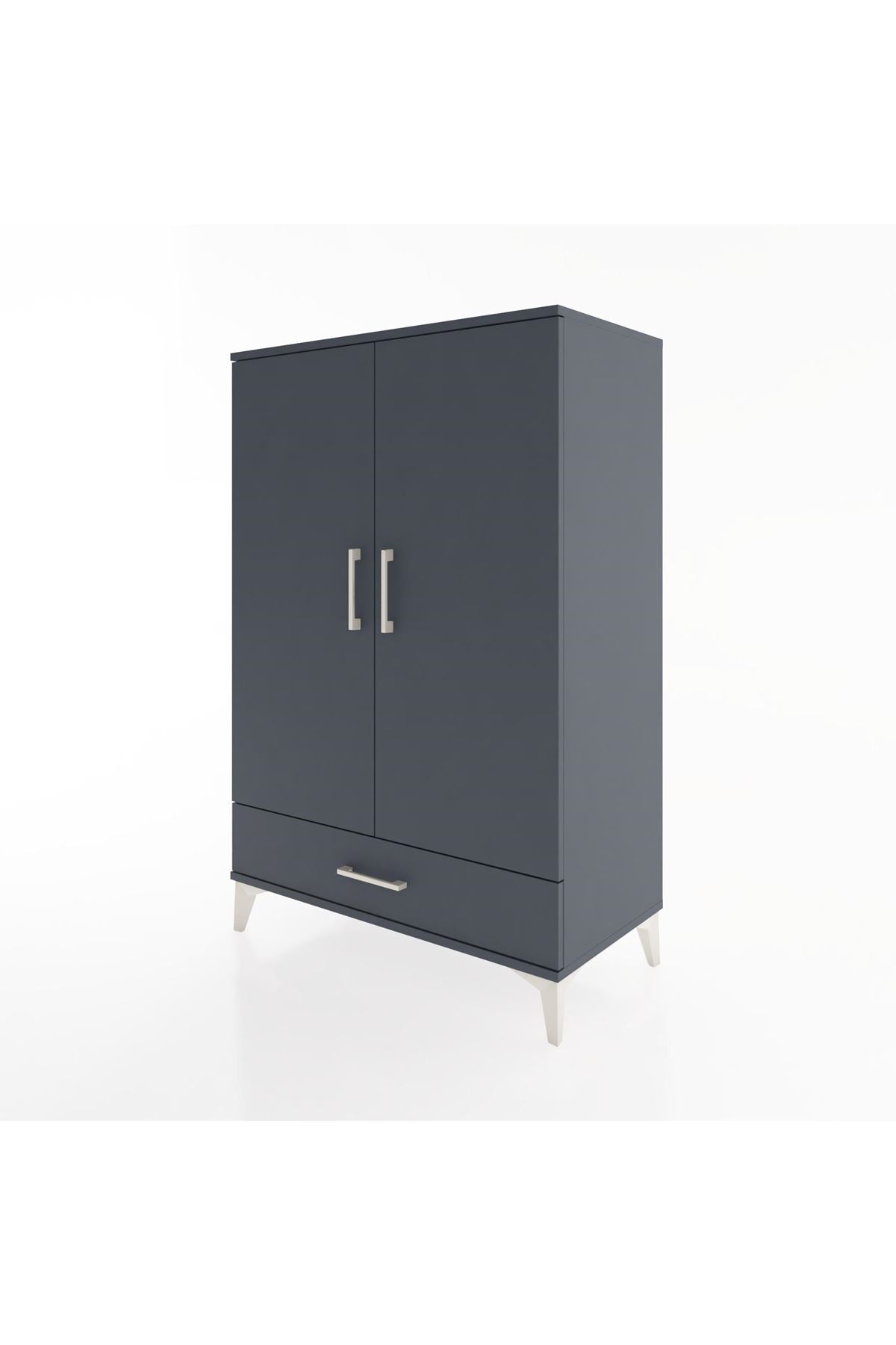 Hyperion Dolap 3 Raflı Tek Çekmeceli 2 Kapaklı 88x44x134 - S51M073V5B