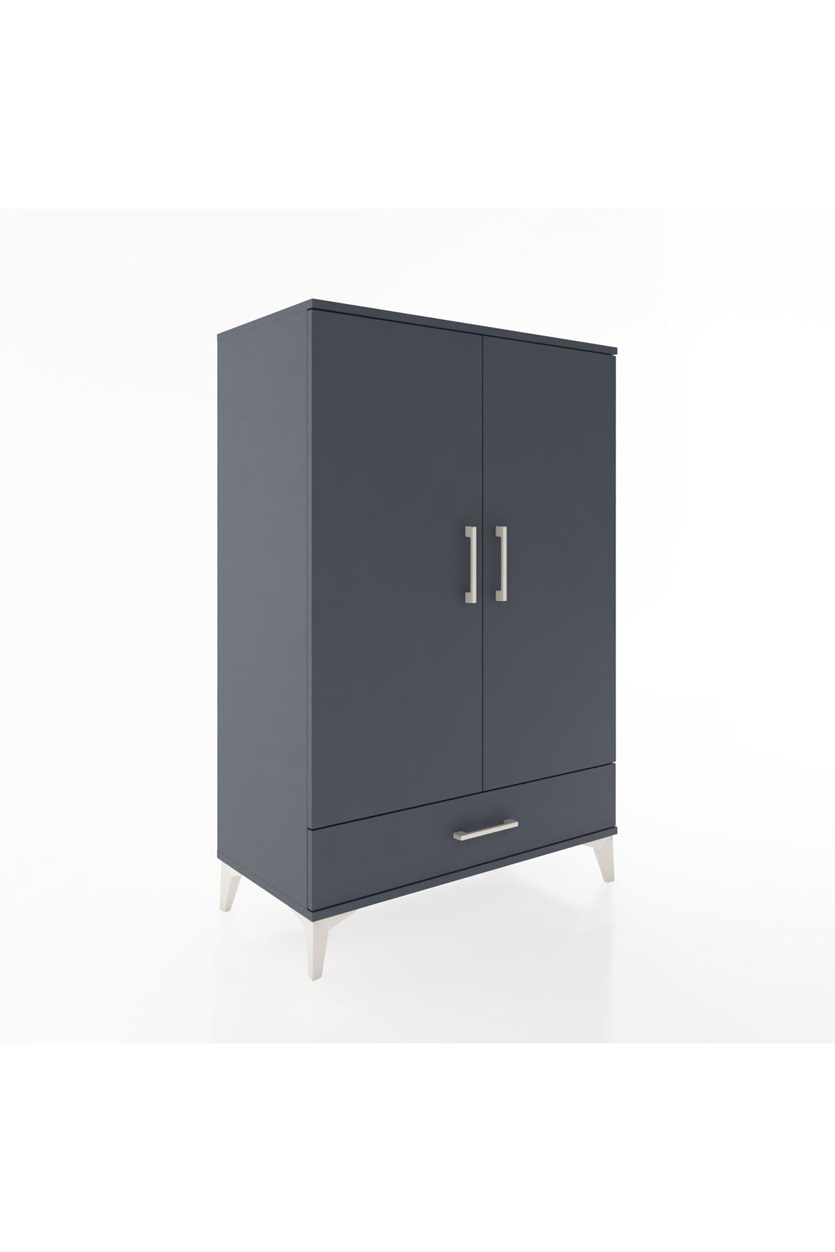 Hyperion Dolap 3 Raflı Tek Çekmeceli 2 Kapaklı 88x44x134 - S51M073V5B