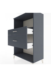 Hyperion Dolap Tek Raflı 2 Çekmeceli 88x44x134 - S51M036V5B