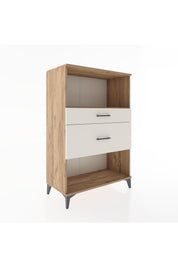 Hyperion Dolap Tek Raflı 2 Çekmeceli 88x44x134 - S51M036V7B