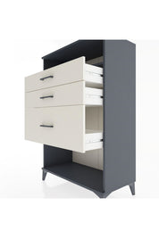 Hyperion Dolap Tek Raflı 3 Çekmeceli 88x44x134 - S51M037V4B