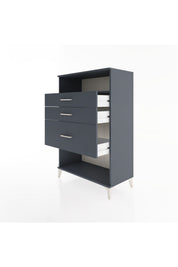 Hyperion Dolap Tek Raflı 3 Çekmeceli 88x44x134 - S51M037V5B