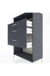 Hyperion Dolap Tek Raflı 3 Çekmeceli 88x44x134 - S51M037V5B