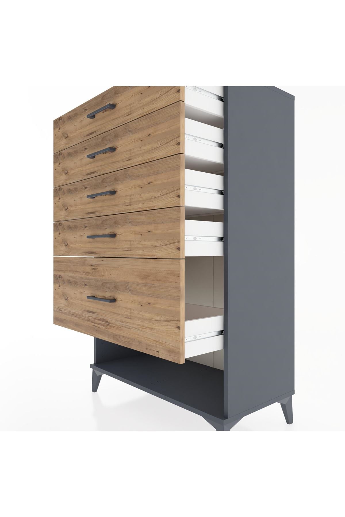 Hyperion Dolap 5 Çekmeceli 88x44x134 - S51M038V6B