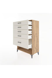 Hyperion Dolap 5 Çekmeceli 88x44x134 - S51M038V7B