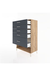 Hyperion Dolap 5 Çekmeceli 88x44x134 - S51M038V8B