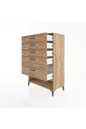 Hyperion Dolap 5 Çekmeceli 88x44x134 - S51M038V9B