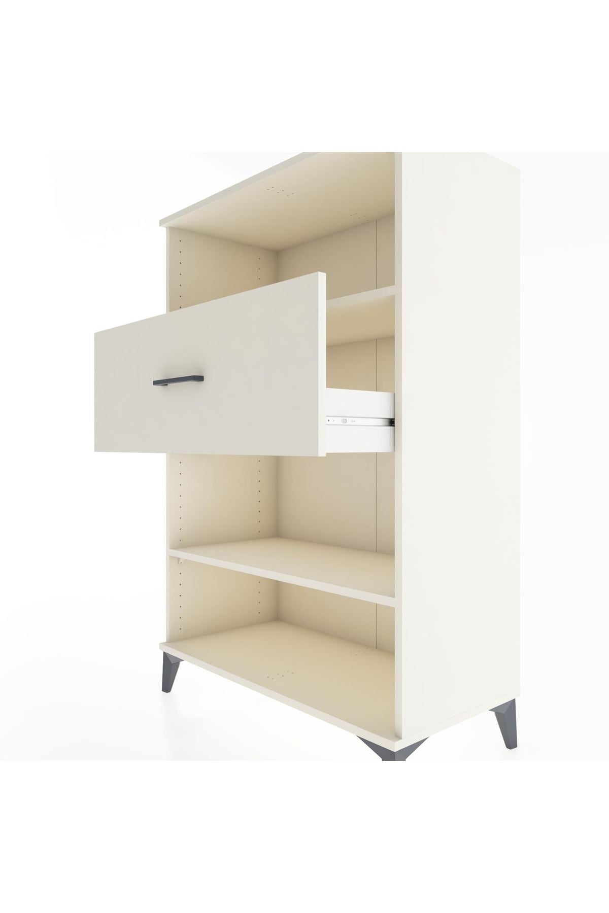 Hyperion Dolap 2 Raflı Tek Çekmeceli 88x44x134 - S51M039V1B