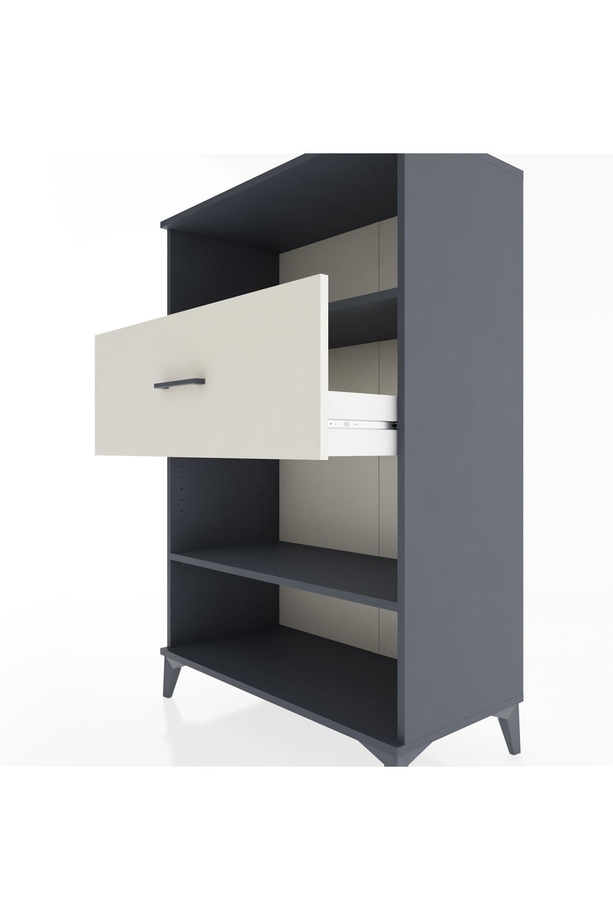 Hyperion Dolap 2 Raflı Tek Çekmeceli 88x44x134 - S51M039V4B