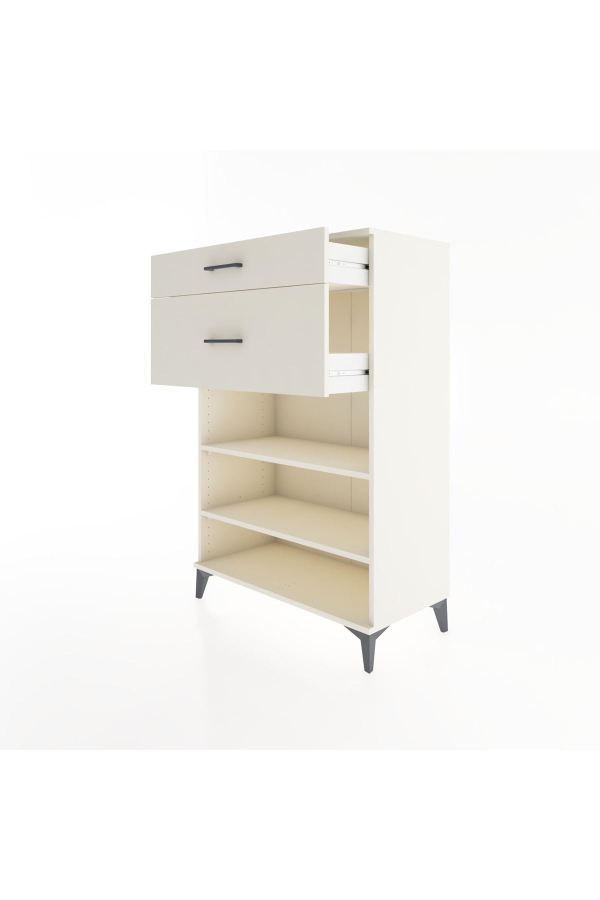 Hyperion Dolap 2 Raflı 2 Çekmeceli 88x44x134 - S51M040V1B