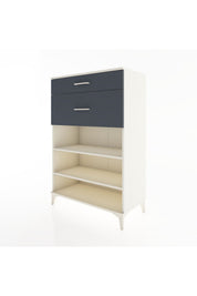 Hyperion Dolap 2 Raflı 2 Çekmeceli 88x44x134 - S51M040V2B