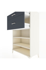 Hyperion Dolap 2 Raflı 2 Çekmeceli 88x44x134 - S51M040V2B