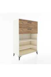 Hyperion Dolap 2 Raflı 2 Çekmeceli 88x44x134 - S51M040V3B