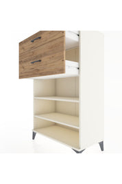 Hyperion Dolap 2 Raflı 2 Çekmeceli 88x44x134 - S51M040V3B