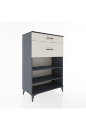 Hyperion Dolap 2 Raflı 2 Çekmeceli 88x44x134 - S51M040V4B