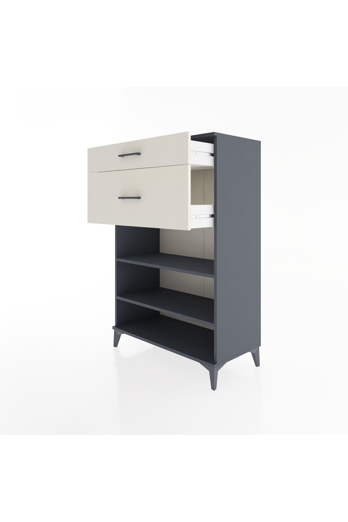 Hyperion Dolap 2 Raflı 2 Çekmeceli 88x44x134 - S51M040V4B
