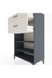 Hyperion Dolap 2 Raflı 2 Çekmeceli 88x44x134 - S51M040V4B