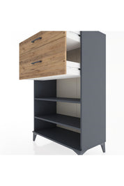Hyperion Dolap 2 Raflı 2 Çekmeceli 88x44x134 - S51M040V6B