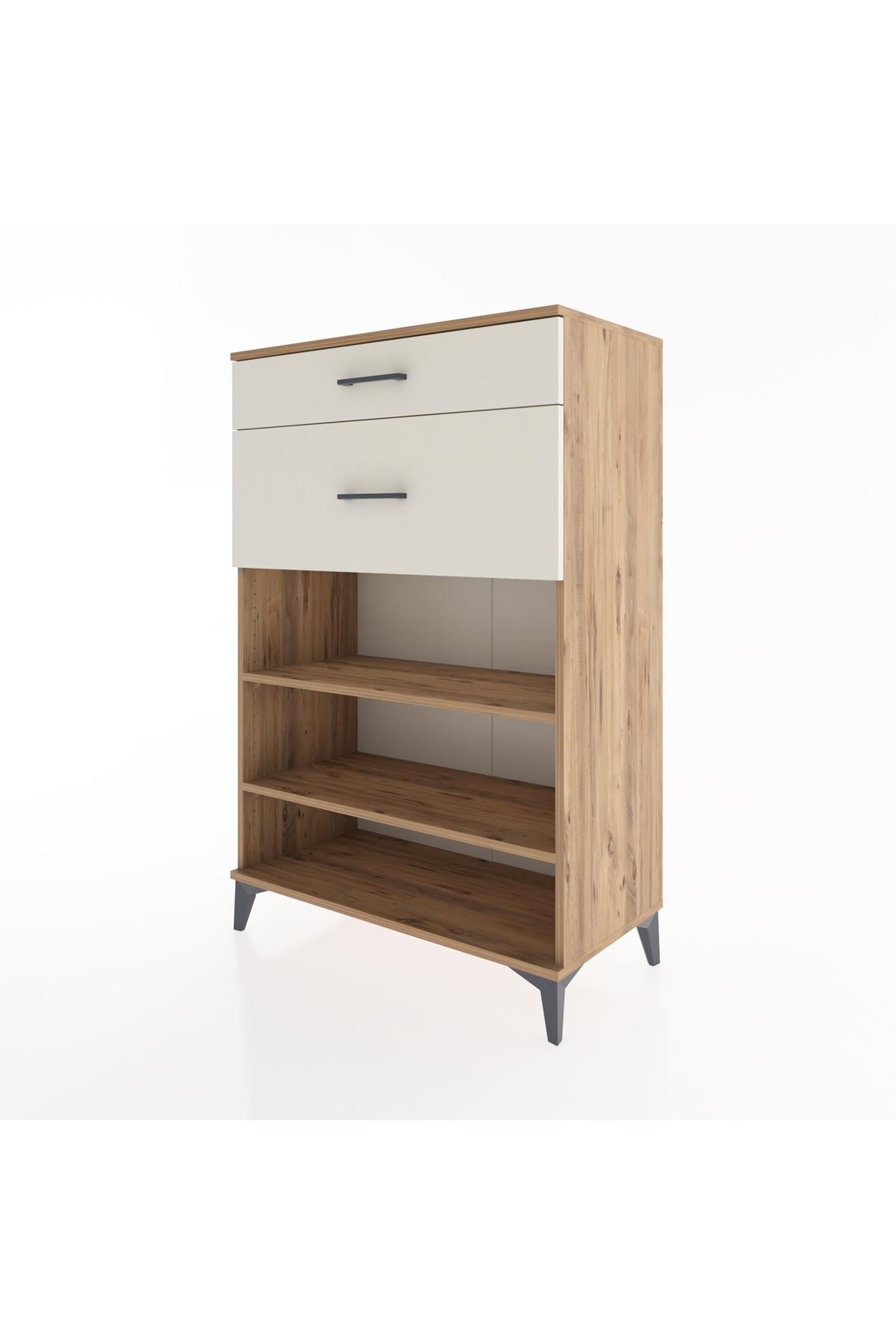 Hyperion Dolap 2 Raflı 2 Çekmeceli 88x44x134 - S51M040V7B