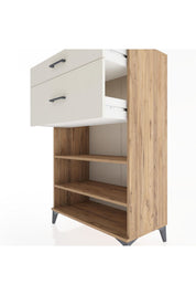 Hyperion Dolap 2 Raflı 2 Çekmeceli 88x44x134 - S51M040V7B