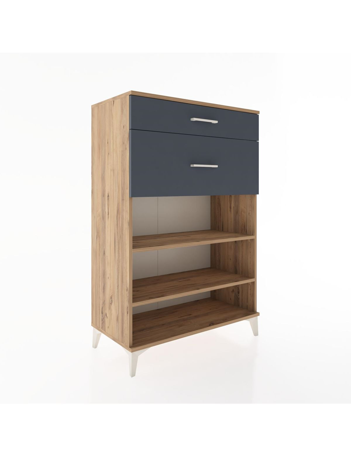 Hyperion Dolap 2 Raflı 2 Çekmeceli 88x44x134 - S51M040V8B