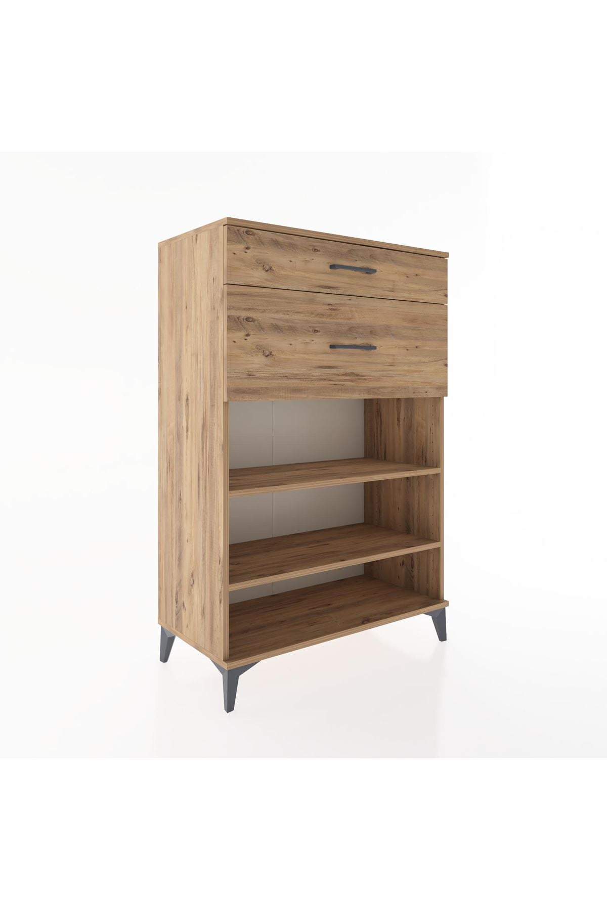Hyperion Dolap 2 Raflı 2 Çekmeceli 88x44x134 - S51M040V9B