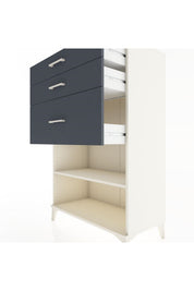 Hyperion Dolap Tek Raflı 3 Çekmeceli 88x44x134 - S51M041V2B